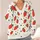 Strawberry Polka Dot Casual Style For Spring Summer Layering And Relaxed Daily Wear All-over Print Knitted Cardigan - 4