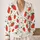 Strawberry Polka Dot Casual Style For Spring Summer Layering And Relaxed Daily Wear All-over Print Knitted Cardigan - 2