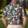 Colorful Summer Cocktails for Golf Days and Resort Parties, Martini Mojito Beverage Fans Men's Polo Shirt - 5