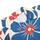 Blue and Red Retro Floral Garden Motifs for Resort Golf Days and Weekend Fairways Men's Polo Shirt - 6
