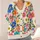 Colorful Wildflower Bloom Arrangement For Everyday Layering And Casual Style Women All-over Print Knitted Cardigan - 4