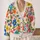 Colorful Wildflower Bloom Arrangement For Everyday Layering And Casual Style Women All-over Print Knitted Cardigan - 2