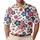 Red White And Blue Vintage Floral Blooms For Golf Days And Coastal Summer Outings Men's Polo Shirt - 1