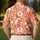 Orange Western Cowgirl Horseback Scenes for Country Golf Days and Equestrian Women Men's Polo Shirt - 5