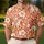 Orange Western Cowgirl Horseback Scenes for Country Golf Days and Equestrian Women Men's Polo Shirt - 4