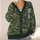 Dark Green Botanical Garden Foliage For Relaxed Everyday Layering And Nature Lovers All-over Print Knitted Cardigan - 4
