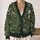 Dark Green Botanical Garden Foliage For Relaxed Everyday Layering And Nature Lovers All-over Print Knitted Cardigan - 2