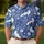 White Fox Botanical Golf Style for Woodland Lovers and Nature Loving Women Outdoors Men's Polo Shirt - 4