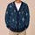 Blue Silver Starry Night Celestial Stars For Everyday Layering Casual Women And Teens All-over Print Knitted Cardigan - 6