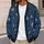 Blue Silver Starry Night Celestial Stars For Everyday Layering Casual Women And Teens All-over Print Knitted Cardigan - 5