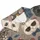 Stylish Cat Faces With Glasses And Hats For Golf Days, Travel, And Cat Lovers Everywhere Men's Polo Shirt - 6