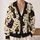 Witchy Black Cat Halloween Magic For Casual Everyday Layering Women And Fall Style All-over Print Knitted Cardigan - 2