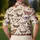 Vintage Moth Garden Motifs for Golf Days, Resort Weekends, and Nature-Loving Women Men's Polo Shirt - 5