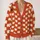 Ivory Sheep Motif For Cozy Country Weekends And Relaxed Everyday Layering Apparel All-over Print Knitted Cardigan - 2