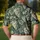 Vintage Green Grape Vine Motif for Vineyard Tastings, Golf Days, and Wine Lovers Men's Polo Shirt - 5