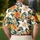 Orange Lily Tropical Floral Golf Style For Resort Days And Clubhouse Leisure Women Men's Polo Shirt - 5