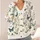 Botanical Butterfly Garden Motif for Boho Holiday Outings and Casual Layering Style All-over Print Knitted Cardigan - 4