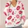 Bold Playful Pink Lips for Date Nights, Vacations, and Easy Everyday Style for Women All-over Print Knitted Cardigan - 4