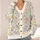 Pastel Wildflower Garden for Spring Layering, Casual Holidays, and Everyday Women All-over Print Knitted Cardigan - 4