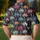 Colorful Tropical Palm Trees for Beach Vacations and Relaxed Island Summer Days Away Men's Polo Shirt - 5