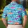 Colorful Shark Motifs for Beach Vacations and Summer Golf Days for Men and Women Men's Polo Shirt - 5