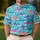 Colorful Shark Motifs for Beach Vacations and Summer Golf Days for Men and Women Men's Polo Shirt - 4