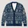 Nordic Snowflake Motifs for Cozy Winter Layering and Relaxed Everyday Menswear Style All-over Print Knitted Cardigan - 1
