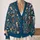 Marine Life Ocean Motifs for Relaxed Coastal Layering and Everyday Seaside Style for Men All-over Print Knitted Cardigan - 2