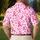 Pink Ribbon Hearts for Breast Cancer Awareness and Survivor Support Gifts Men's Polo Shirt - 5