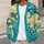 Golden Cloud Dragon Motifs for Relaxed Streetwear Layers and Evening Lounging for Men All-over Print Knitted Cardigan - 5