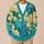 Golden Cloud Dragon Motifs for Relaxed Streetwear Layers and Evening Lounging for Men All-over Print Knitted Cardigan - 6