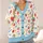 School Supplies for Cheerful Everyday Study Style, Youthful Classroom Appeal All-over Print Knitted Cardigan - 4