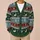Nordic Elk Snowflake Fair Isle Motifs for Cozy Holiday Layering and Winter Style All-over Print Knitted Cardigan - 6