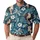 Hereford Cow And Tropical Palm Blooms For Sunny Farmhouse Golf Days For Men And Women Men's Polo Shirt - 1