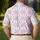 Pink Ribbon And Golf Club Motifs For Breast Cancer Awareness Month Women Golfers Men's Polo Shirt - 5