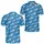 Ocean Blue Shark Motifs for Coastal Golf Days and Relaxed Summer Weekend Outings Men's Polo Shirt - 2