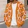 Hand Painted Pumpkin Harvest Motifs for Cozy Autumn Layering and Halloween Gatherings All-over Print Knitted Cardigan - 5