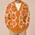 Hand Painted Pumpkin Harvest Motifs for Cozy Autumn Layering and Halloween Gatherings All-over Print Knitted Cardigan - 6