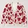 Red Heart Motif For Valentine Date Nights And Everyday Romance, Women's Casual Style All-over Print Knitted Cardigan - 1
