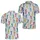 Colorful Golf Swing Silhouettes for Weekend Fairways and Sporty Summer Style Lovers Men's Polo Shirt - 2