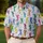 Colorful Golf Swing Silhouettes for Weekend Fairways and Sporty Summer Style Lovers Men's Polo Shirt - 4