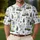 Funny Skeleton Golfers and Spooky Carts for Halloween Rounds and Golf Lover Gifts Men's Polo Shirt - 4