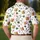 Beer Mug And Golf Club Motifs For Summer Fairways And Backyard Gatherings For Golfers Men's Polo Shirt - 5
