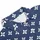 Navy Floral Motif for Golf and Pickleball Days, Active Outdoor Players and Fans Men's Polo Shirt - 6