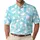 Mint Geometric Knot Lines for Golf and Pickleball Athletic Style for Active Men Men's Polo Shirt - 1