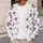 Patriotic Flag Paw Prints for Everyday Americana Style, Dog Lovers and Proud Pet Moms All-over Print Knitted Cardigan - 5