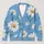 Blue Daisy Floral Layering Style For Everyday Outfits And Garden Gatherings For Women All-over Print Knitted Cardigan - 1