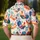 Colorful Rooster Birds for Golf Fairways and Pickleball Weekends, Sporty Style for Him Men's Polo Shirt - 5