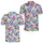 Colorful Stained Glass Mosaic Geometry for Golf and Pickleball Players, Active Men Men's Polo Shirt - 2