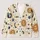 Sun And Moon Celestial Motifs For Casual Layering And Everyday Boho Style Women All-over Print Knitted Cardigan - 1